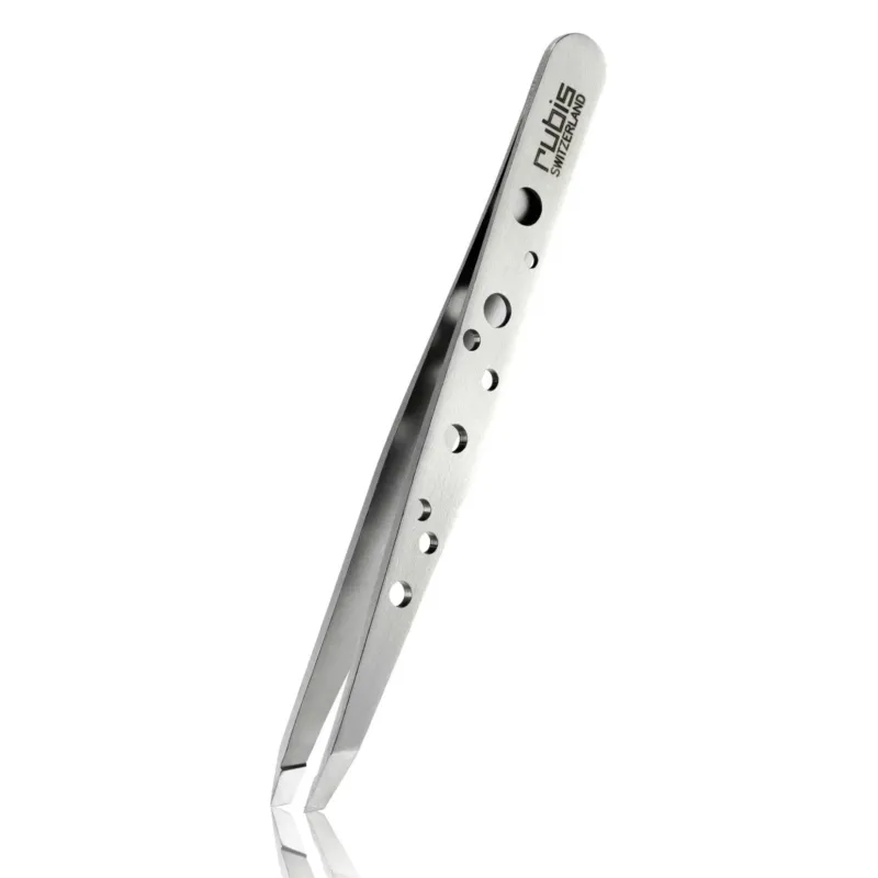 RUBIS Pinzette ELEGANCE schräg, 1stk