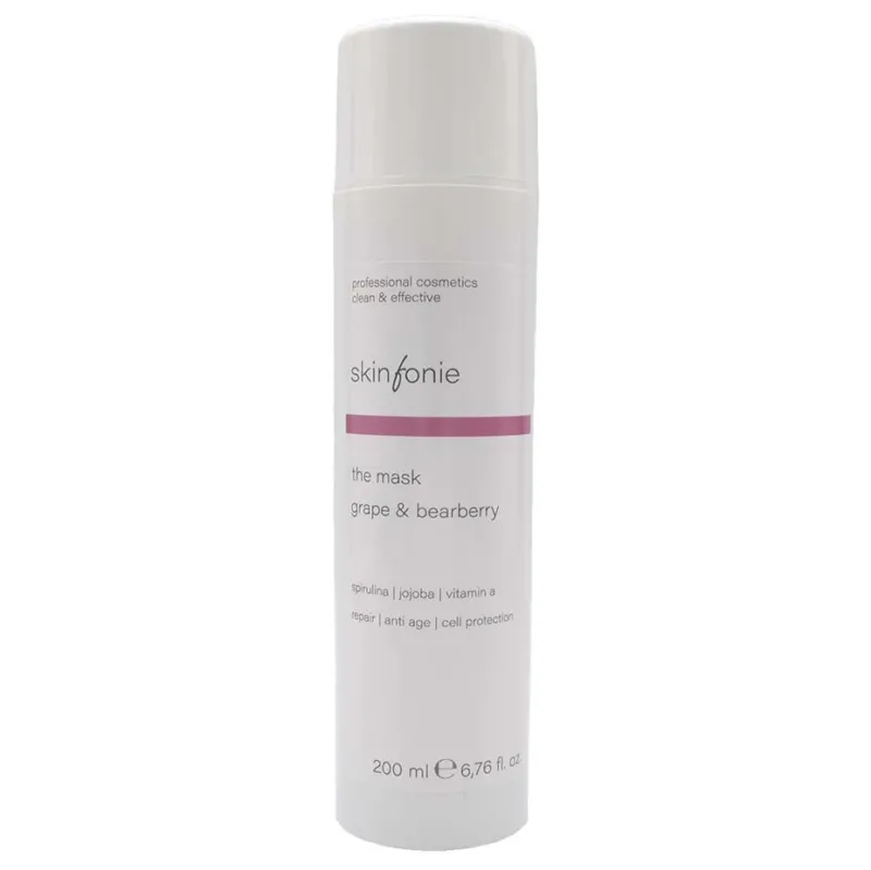 SKINFONIE the mask grape & bearberry – Crememaske, 200ml