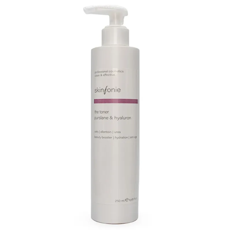SKINFONIE the toner - purslane & hyaluron, 250ml, Pumpspender