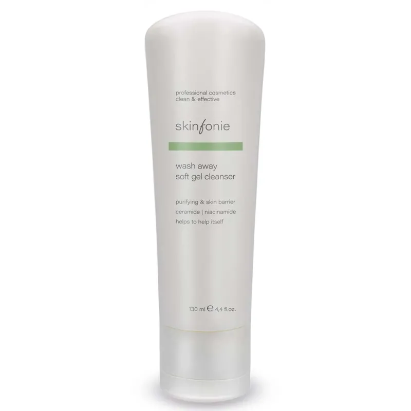 SKINFONIE wash away soft gel cleanser , 130ml