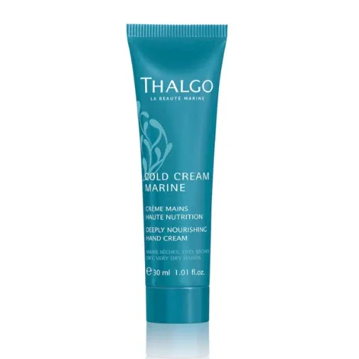 THALGO Cold Cream Marine - Feuchtigkeitsspendende Handcreme, 30 ml, Tube