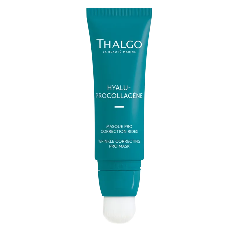 THALGO HYALU-PROCOLLAGÈNE - Faltenkorrigierende Maske, 50ml, Tube offen