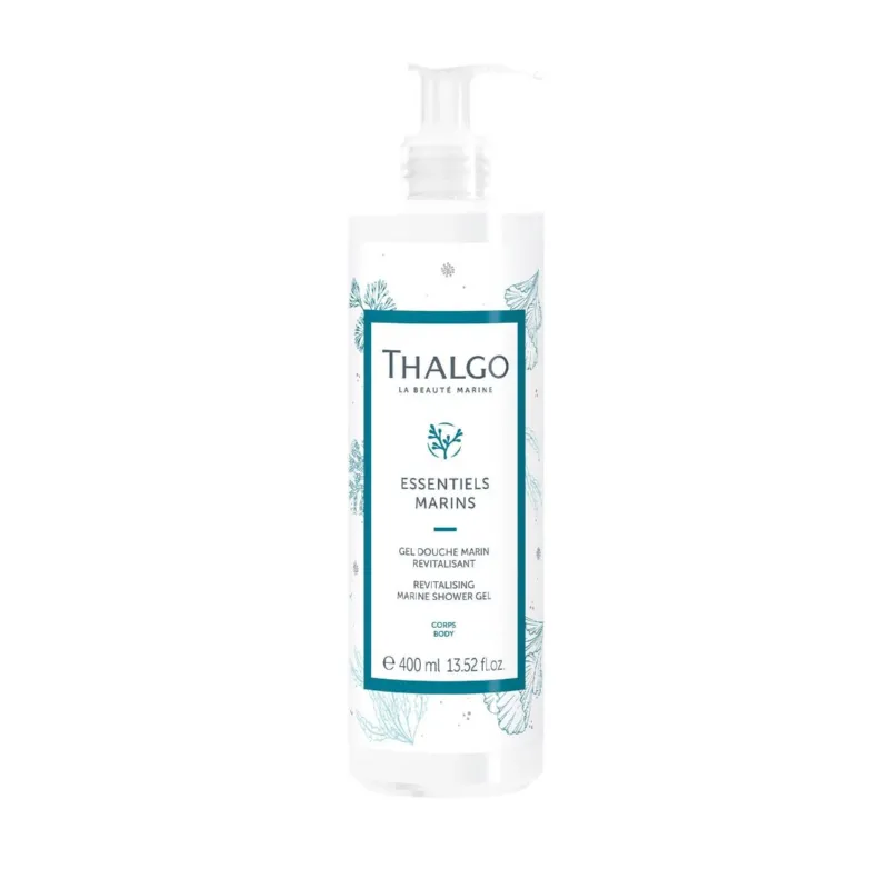 THALGO Marine Essentials - Revitalisierendes Duschgel – King Size, 400ml, Pumpspender