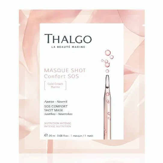 THALGO Masque Shot - SOS Maske mit beruhigendem Effekt, 20ml, Sachet