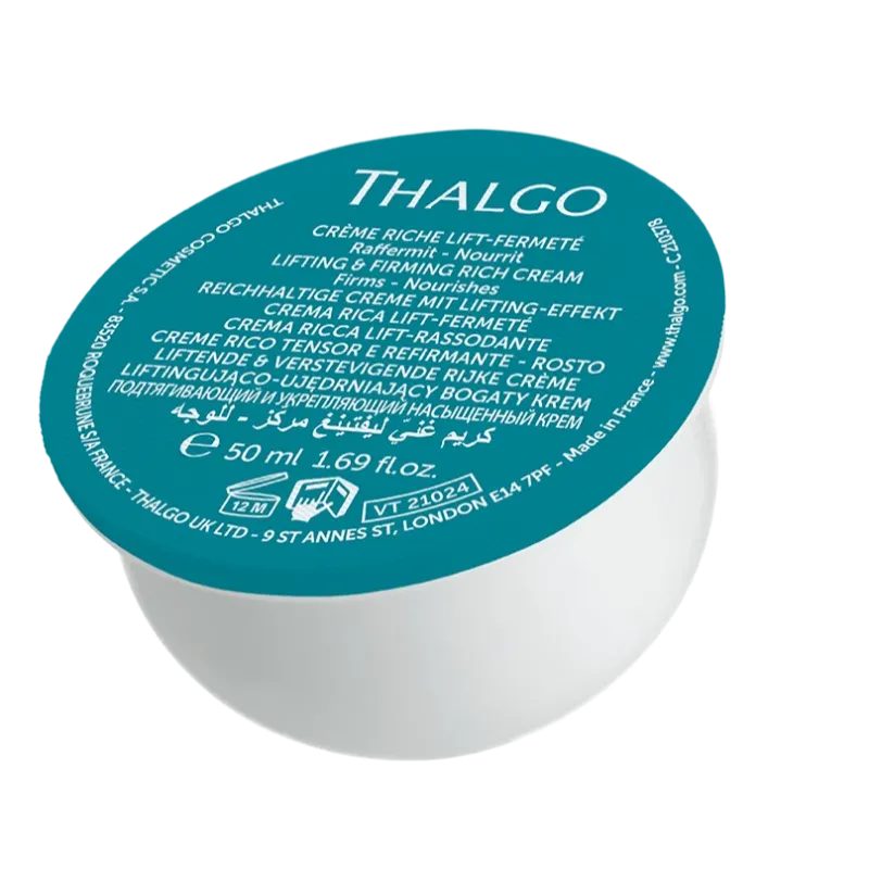 THALGO Silizium Lift - Reichhaltige Intensivcreme mit Lifting-Effekt Refill , 50ml, Kapsel