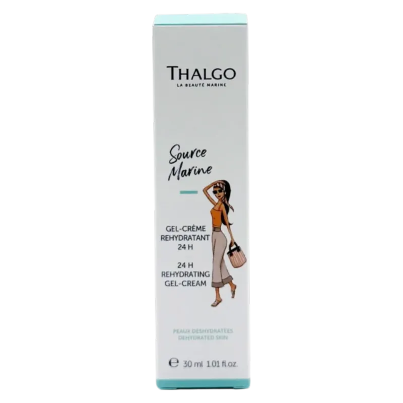 THALGO Source Marine - Kühlendes Feuchtigkeitsfluid – Reisegröße, 30ml, Umkarton