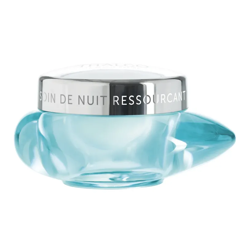 THALGO Source Marine - Soin de Nuit Ressourcant - Revitalisierende Nachtcreme – für feuchtigkeitsarme Haut, 50ml, Tiegel