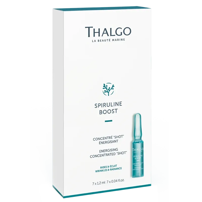 THALGO Spirulina Boost - Vitalisierendes Shot-Konzentrat, 7x1,2ml, Umkarton