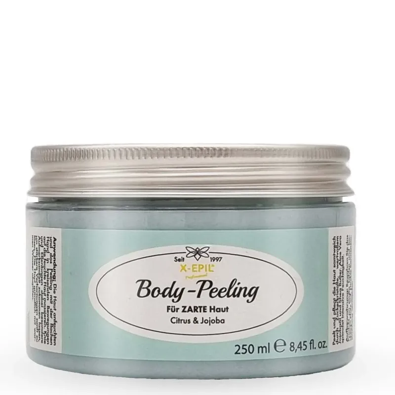 X-EPIL Body-Peeling Zitrus & Jojoba, 250ml, Tiegel