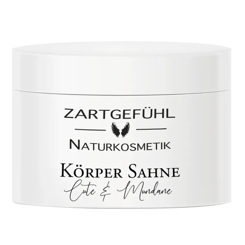 ZARTGEFÜHL Körpersahne "Cute & Mundane" – Duftrichtung Mandarine Sizilianisch, 300ml, Tiegel
