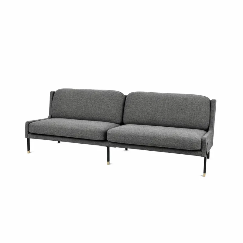 Blink 3-Pers Sofa, Steelcut Trio 124 HR Black sand/gold von Stellar Works