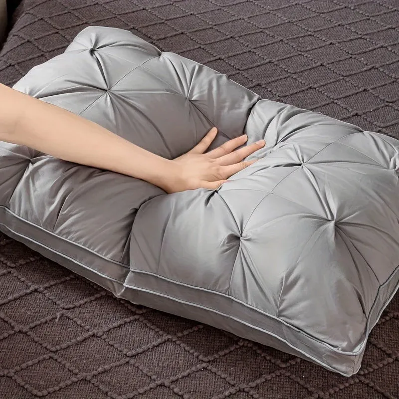Luxury Hotel Pillow Diamond-Quilted Memory Support - Product showcase