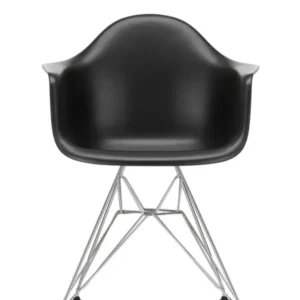 Eames Plastic Armchair DAR, verchromt von Vitra