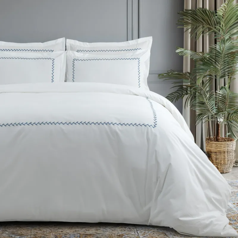 Bedding Set Embroidered- Fern