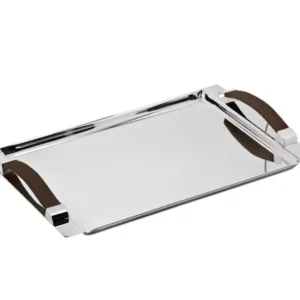 Tablett KAIRO 41 x 24cm versilbert
