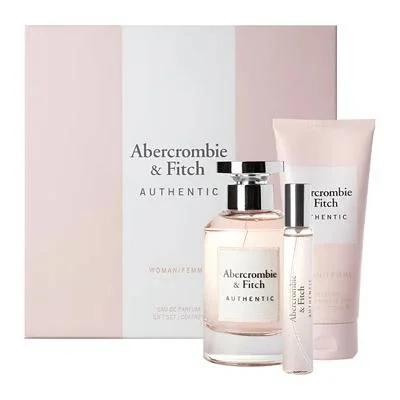 Abercrombie And Fitch Ladies Authentic 3.4 oz Gift Set Fragrances- Verpakking beschadigd / zonder doos