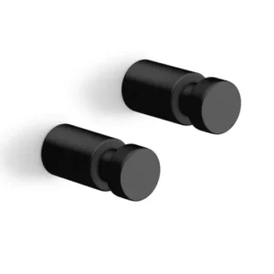 AIVO handdoekhaak 35mm set/2 (zwart)
