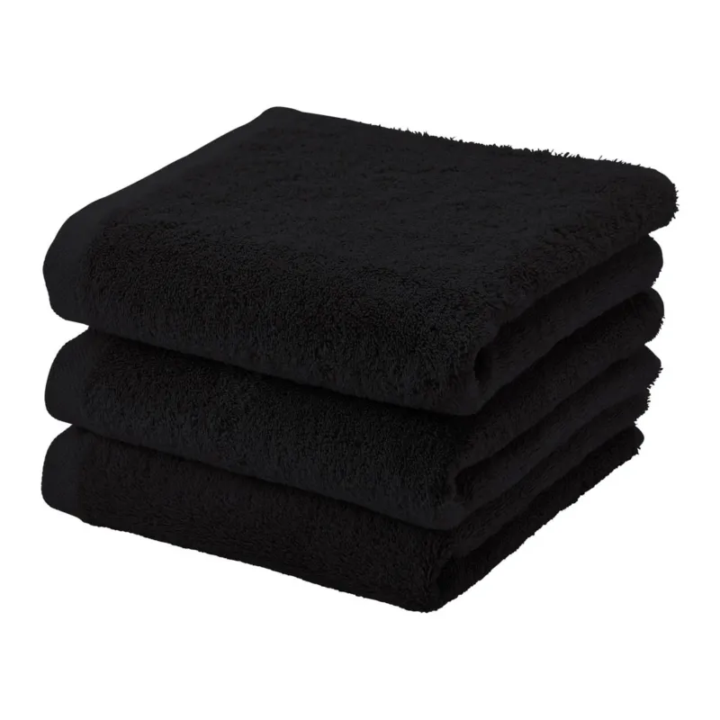 LONDON handdoek Black 55x100 cm (set/3)