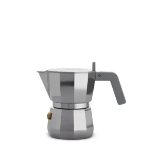 Moka Espresso Kaffebereiter, Aluminium von Alessi