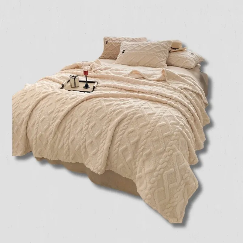 Quilted Taffeta Bedspread Diamond Pattern All-Season Cover - Product showcase