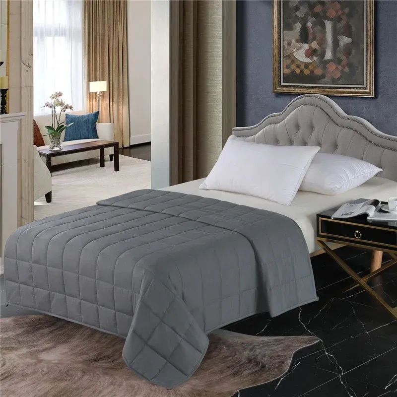 Weighted Cotton Blanket Deep Pressure Sleep Therapy - Product showcase