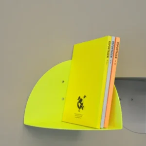 eckregal / corner shelf neon gelb