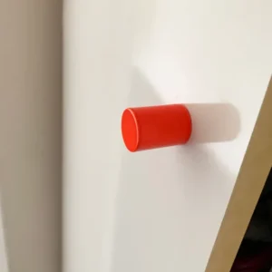 möbelknopf 02 / knob L 02 neon rot