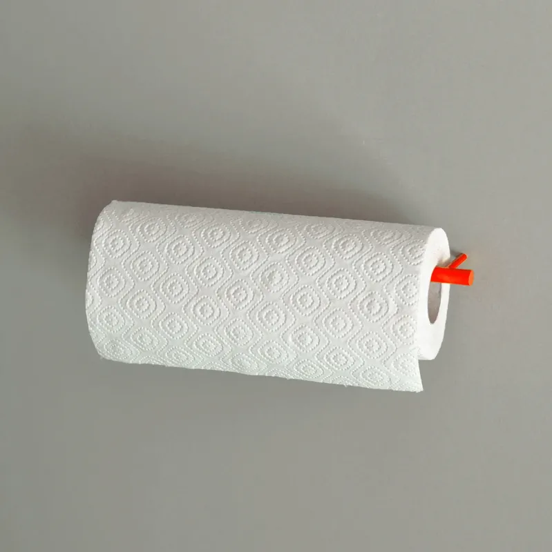 küchenrollenhalter / paper towel holder neon rot