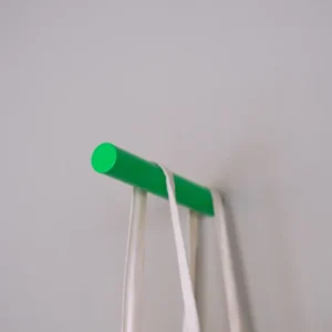 stifthaken L / pin hook L neon grün