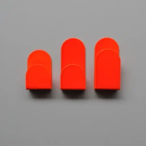 klebehaken / sticky hook neon rot