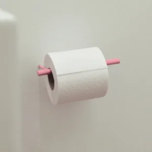toilettenrollenhalter / toilet paper holder rosa