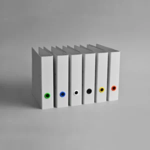 akten ordner graupappe / raw folders set of 6