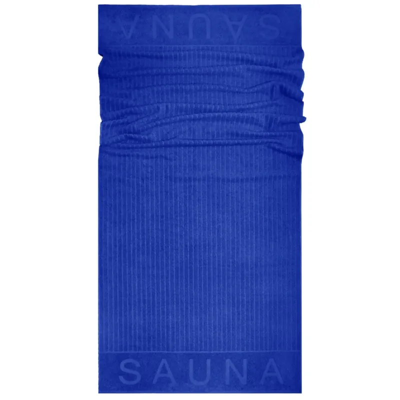 Saunatuch 85x200 cm Blau - Königs, Kopenhagen Saunahandtuch