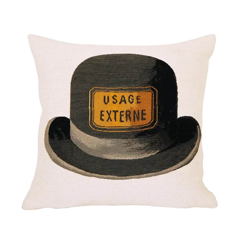 Magritte Le bouchon d’épouvante blanc Pude fra Poulin Design