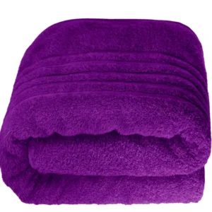 Saunahandtuch extra lang 80x220 cm Lila - Aubergine