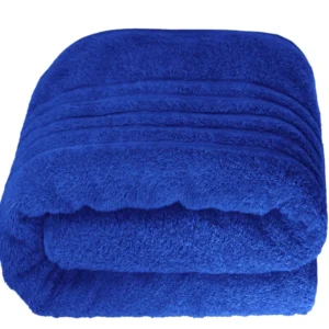 Saunahandtuch extra lang 80x220 cm Blau- Azur