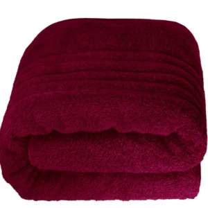 Saunahandtuch 80x200 cm Rot - Kirsch