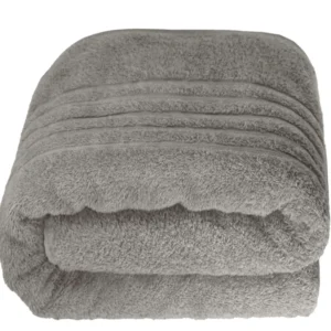 Saunahandtuch extra lang 80x220 cm Grau - Stein