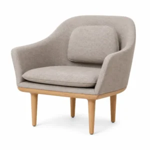 Lunar Lounge-Sessel, large, Eiche, Main Line Flax 23 HR von Stellar Works
