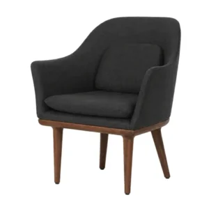 Lunar Lounge-Sessel, small, Walnuss, Main Line Flax 16 HR von Stellar Works