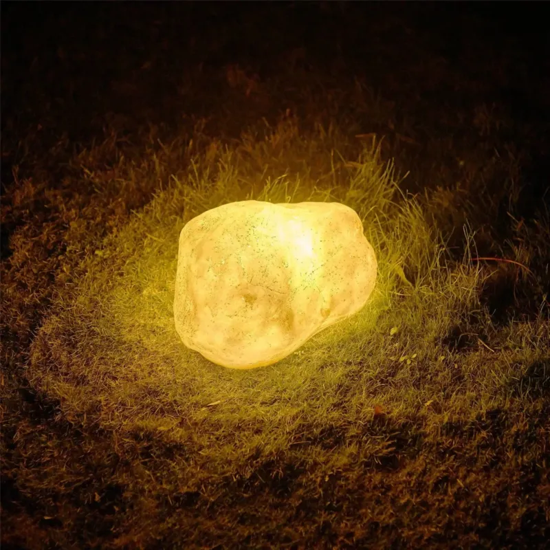 Solar Garden Stone Light Natural Rock Formation Design - Product showcase
