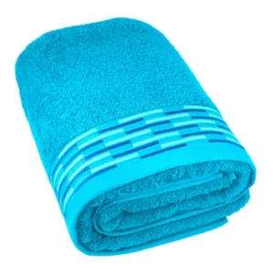 XL Saunahandtuch 80x200 cm superflauschig Blau - Aquamarin