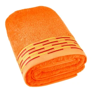 Saunahandtuch groß 100x200 cm, Lugano Saunatuch Orange – Blutorange