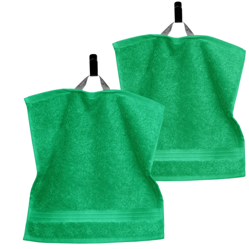 Seiftuch 30x30 cm, 2er Set Waschlappen Grün - Forst