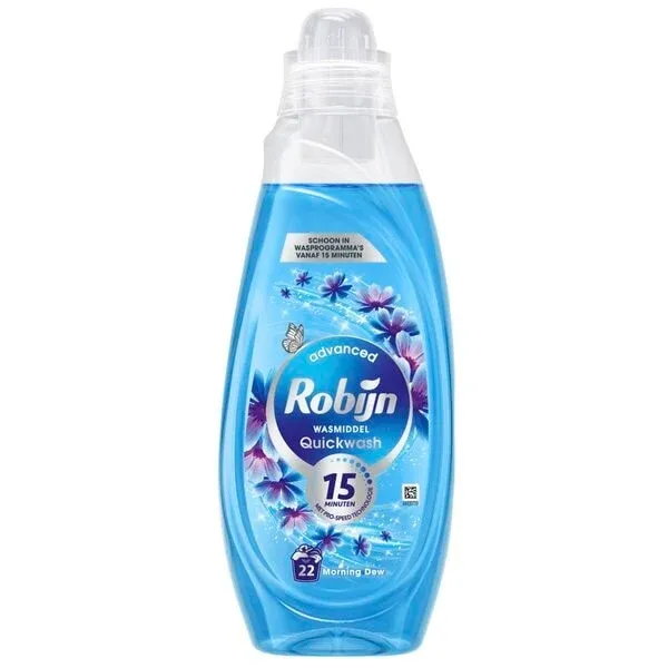 Robijn Advanced Quickwash Vloeibaar Wasmiddel Morning Dew 22 Wasbeurten