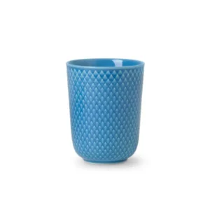 Rhombe Becher, Blau von Lyngby Porcelæn