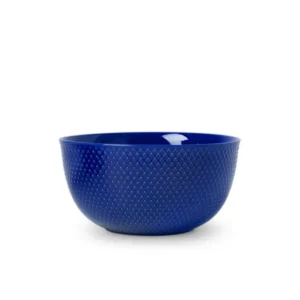 Rhombe Schüssel, dunkelblau Ø22 cm von Lyngby Porcelæn