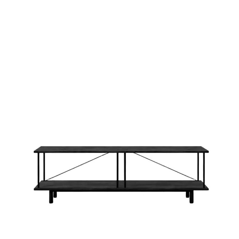 Seiton Regal 2 in Schwarz Eiche von Stellar Works