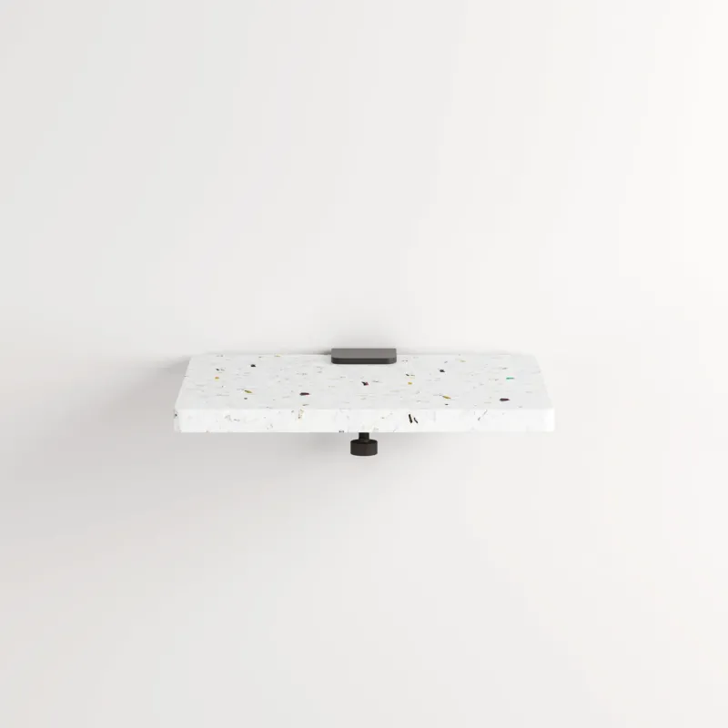 Table de chevet murale BRACKET - plastique recyclé Venezia