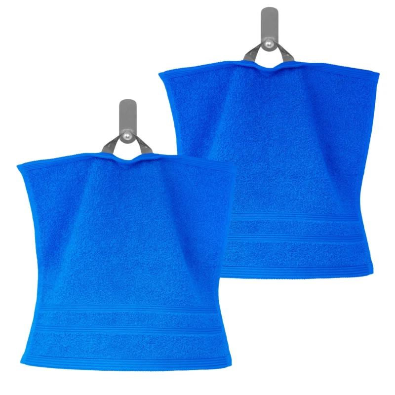 Waschlappen 30x30 cm 2er Blau - Karibik